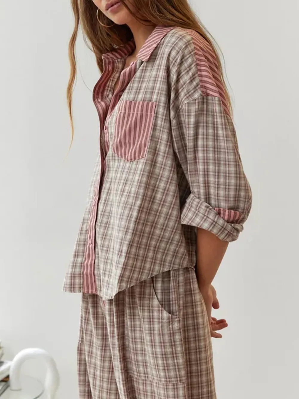 Levoire | Pyjama En Deux Pièces Luxueux Pour Femmes Braun