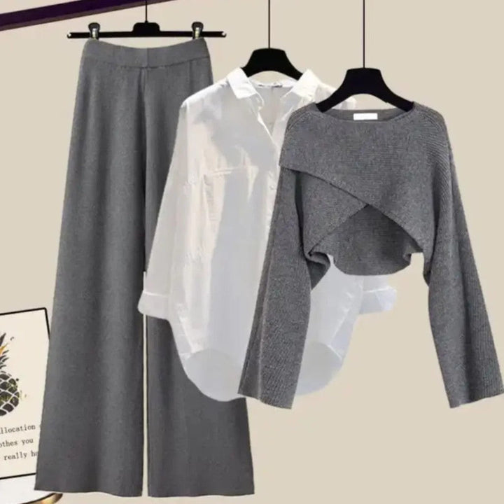 Levoire | Ensemble Trois Pièces Pour Femmes Ensemble 3 pièces Gris