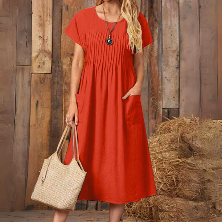 Levoire | Robe De Jour De Location Orangé
