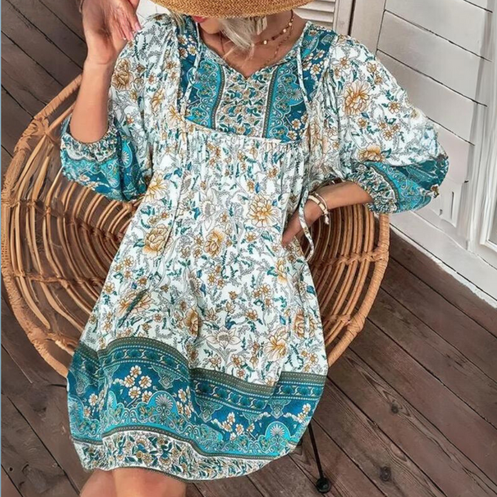 Levoire | Robe Boho Locker Vert clair