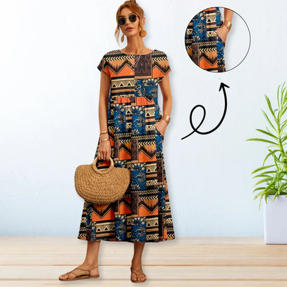 Levoire | Robe D'Été Décontractée Orange