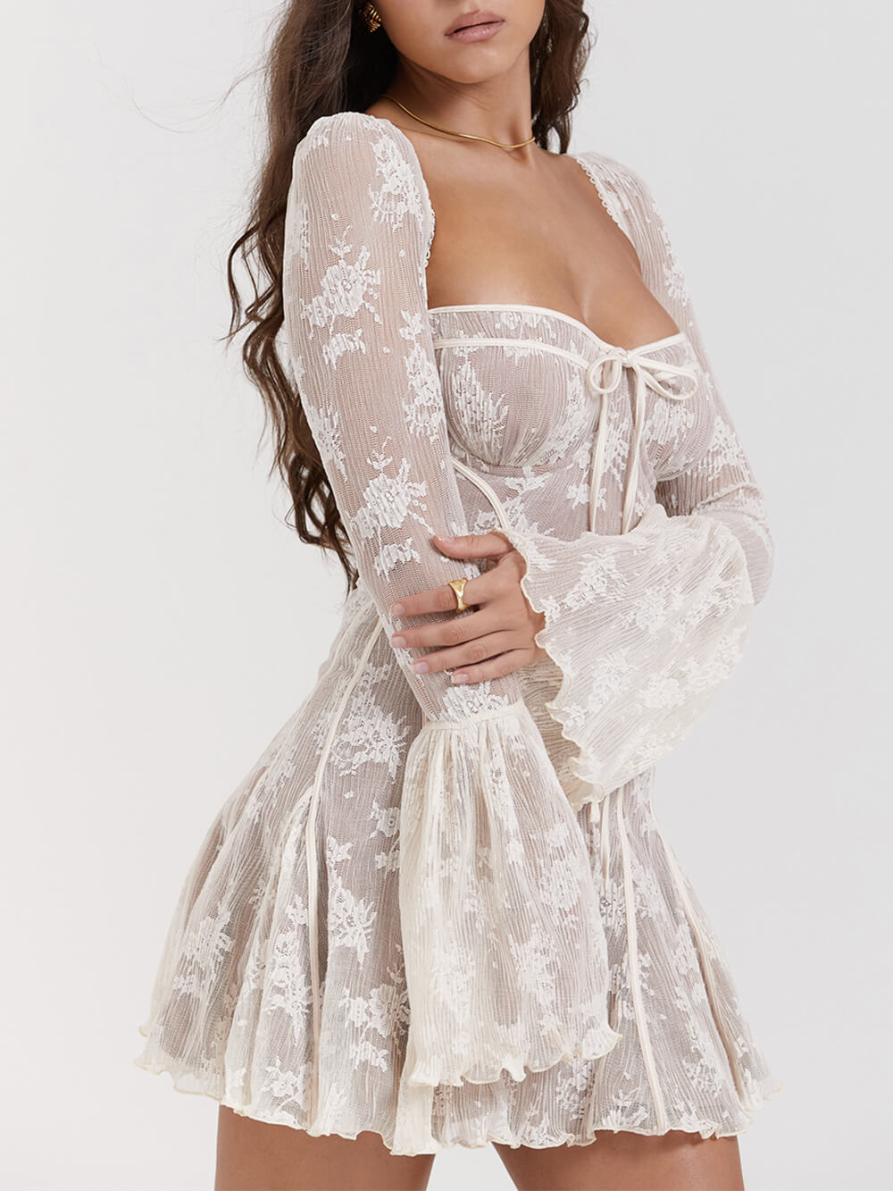 Levoire | Mini-robe Élégante Pour Femme Blanc