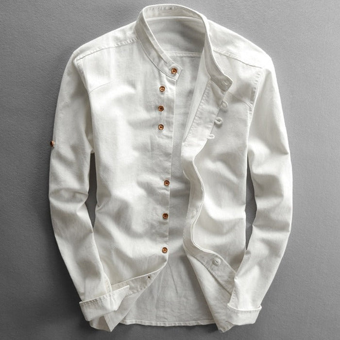 Levoire | Chemise En Lin Slim Blanc
