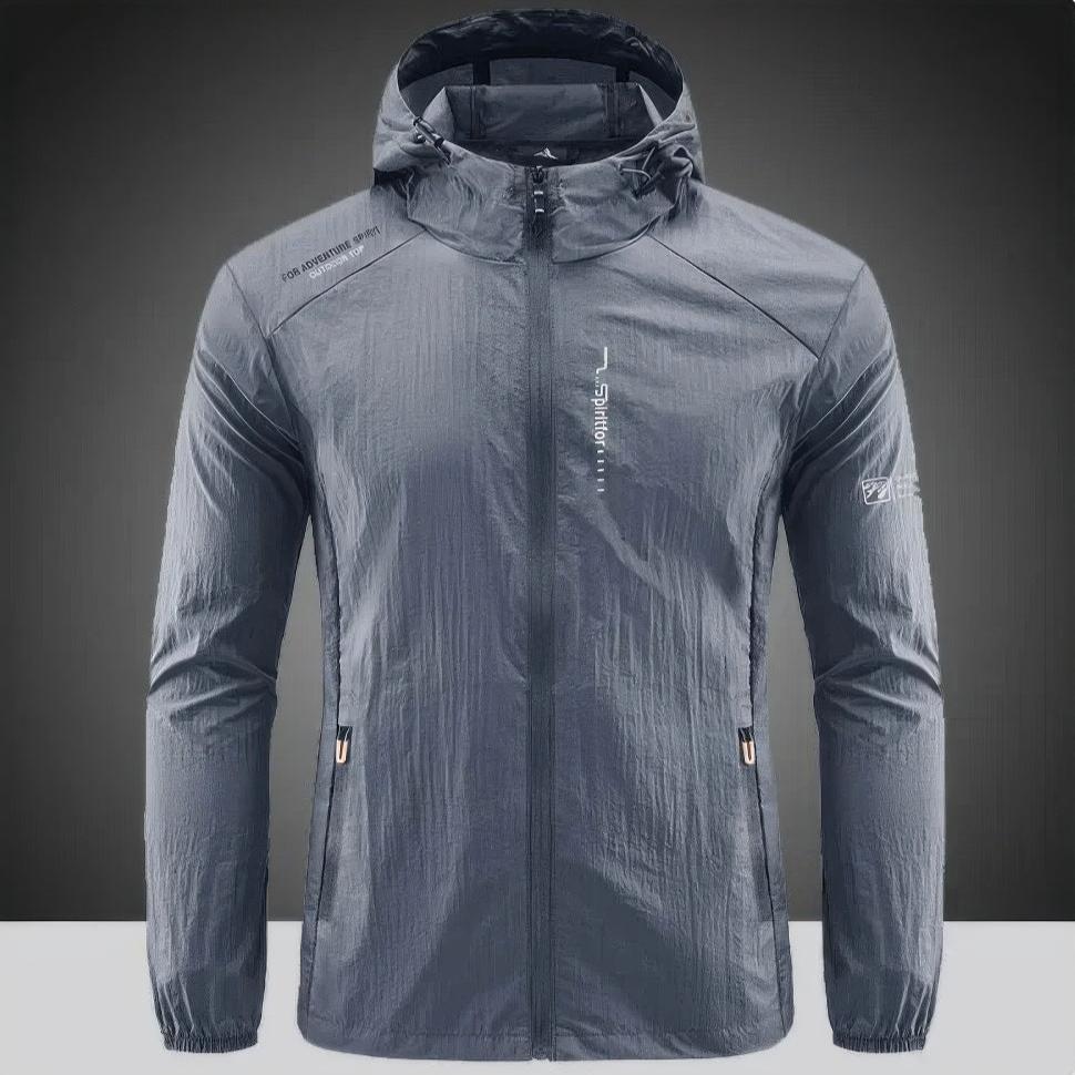 Levoire | Manteau Extérieur Kuivav Avec Protection Uv Et Fonction Déperlant Gris foncé