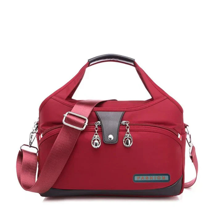 Levoire | Sac De Mode Avec Compartiments Et Poche À Fermeture Éclair Rot