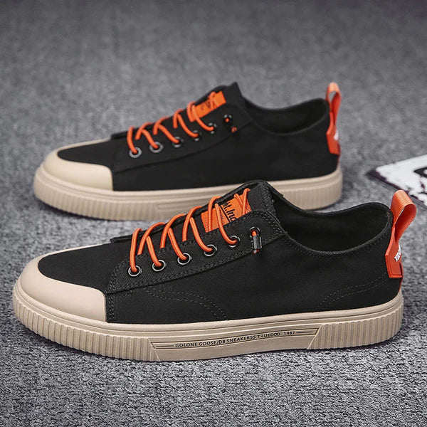 Levoire | Chaussures Pour Hommes Confortables Noir-Orange