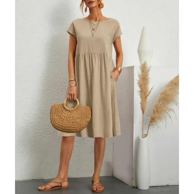 Levoire | Coupe Régulière - Robe En Jersey Khaki