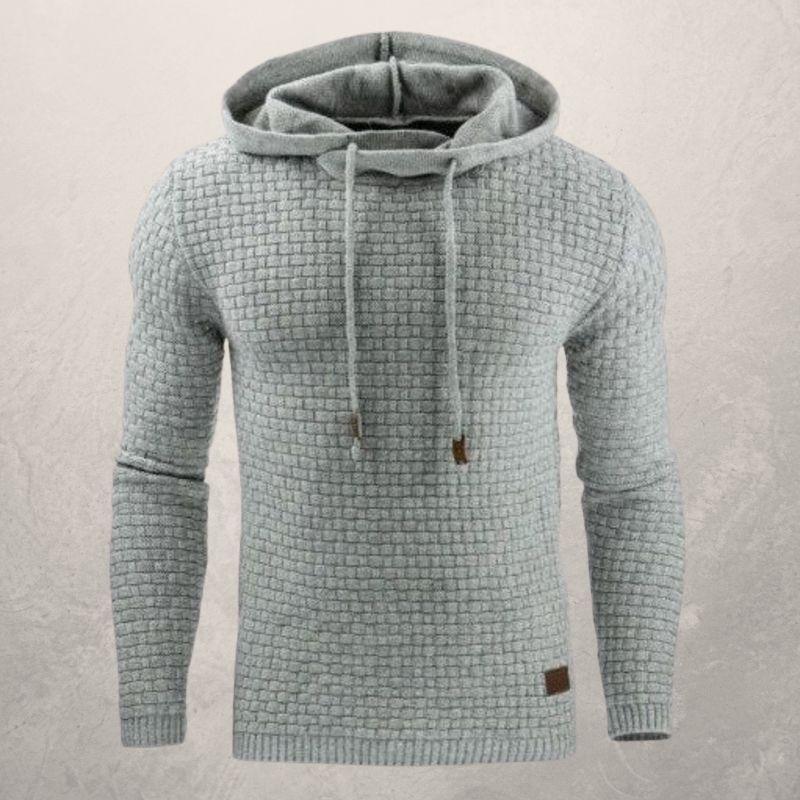 Levoire | Sweater À Capuche Design Sportif Pour Hommes Gris