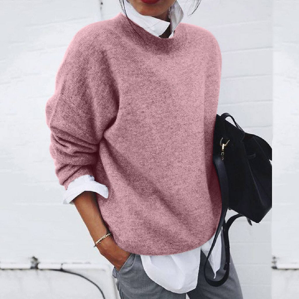 Levoire | Pull D'hiver Douillet Pour Femme - Manches Longues Rose