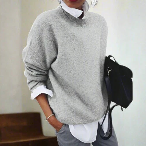Levoire | Pull Femme Doux Et Chaud Gris
