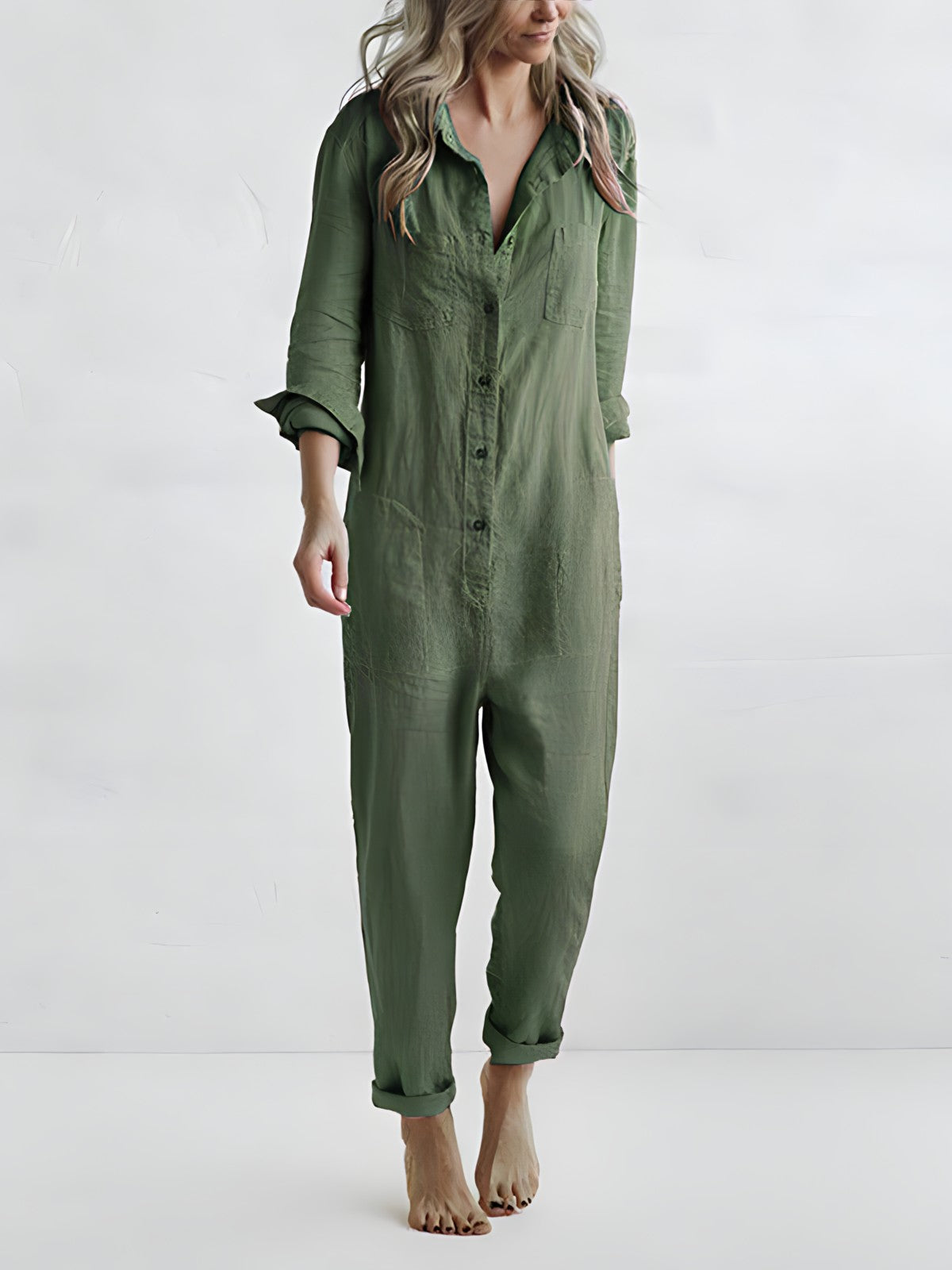 Levoire | Intemporel Et Moderne Combinaison Pantalon Vert