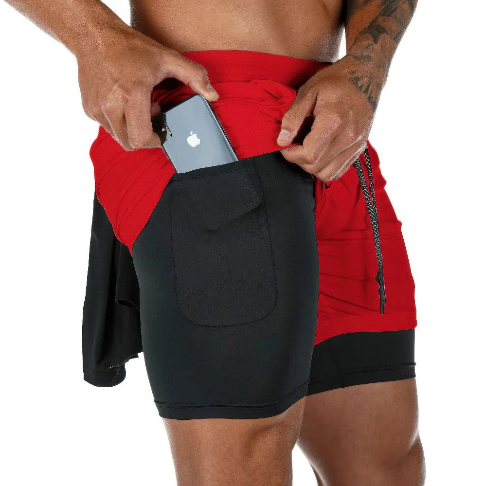 Levoire | Camo 2 En 1 Pantalon De Sport Rapide Et Sèche Rot