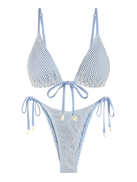 Levoire | Lina Bikini - Tendance & Éclatant Bleu ciel B