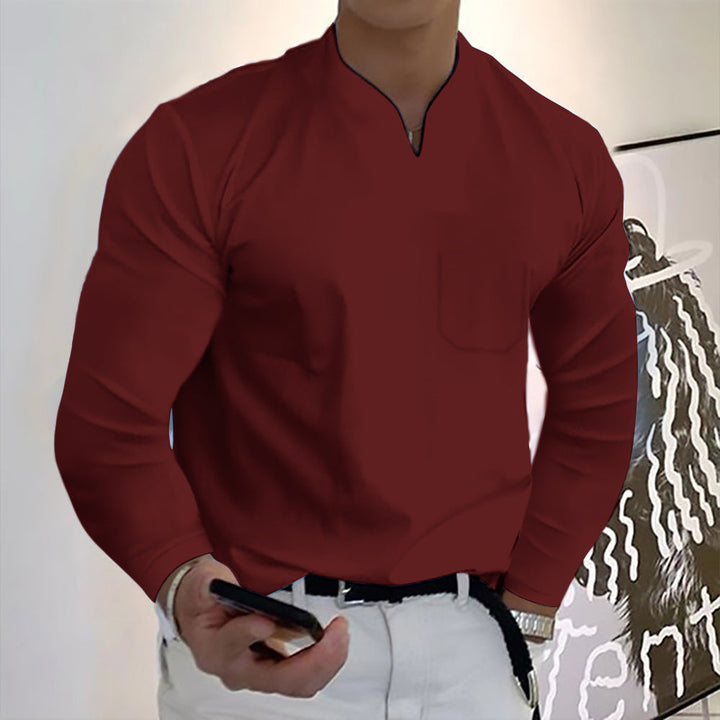 Levoire | Chemise élégante pour hommes Bordeaux