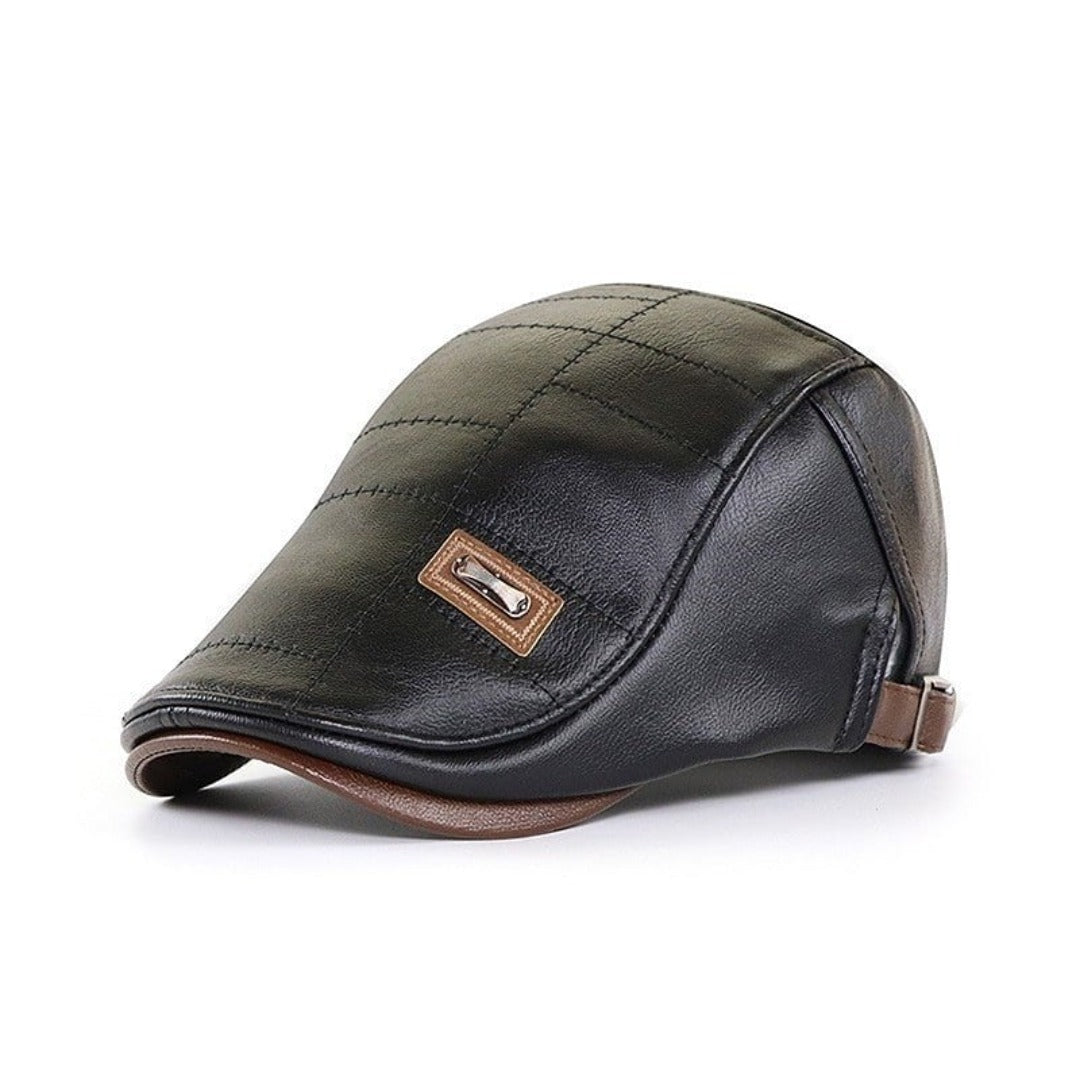 Levoire | Casquette En Cuir Unisexe Stylée