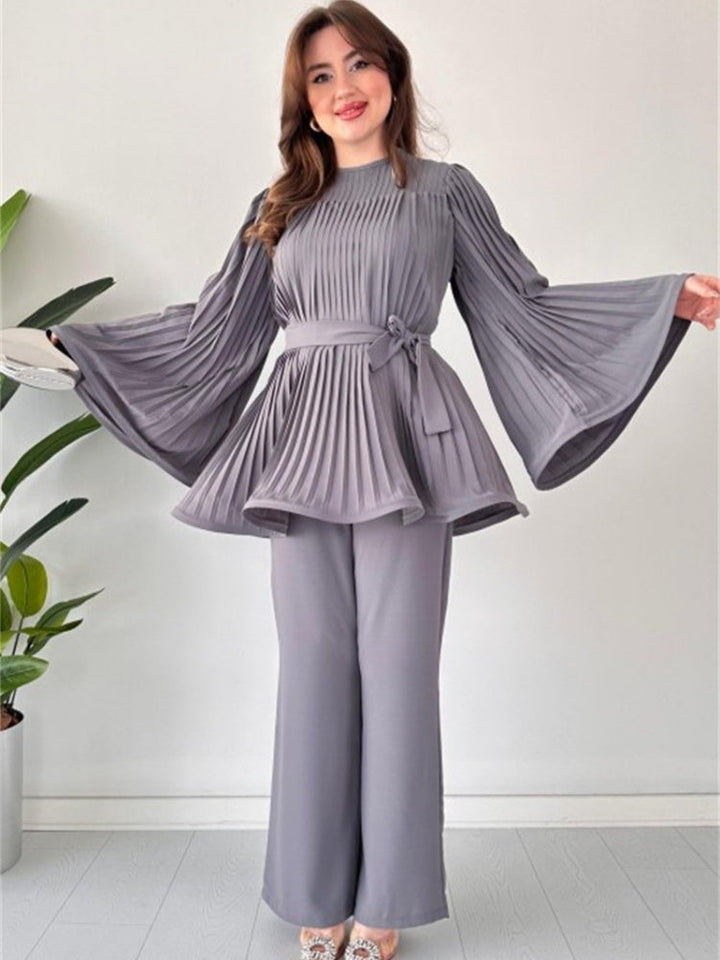 Levoire | Ensemble Deux Pièces Élégant Pour Femme - Plissé