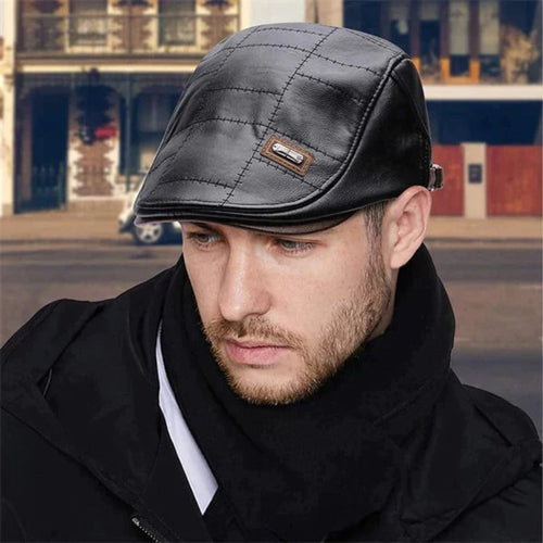Levoire | Casquette En Cuir Unisexe Stylée