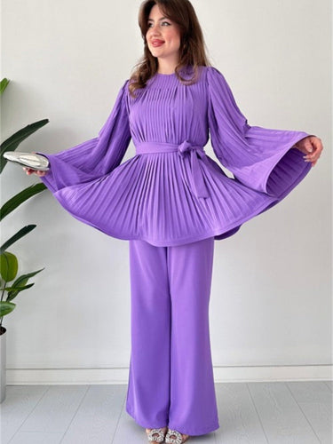 Levoire | Ensemble Deux Pièces Élégant Pour Femme - Plissé