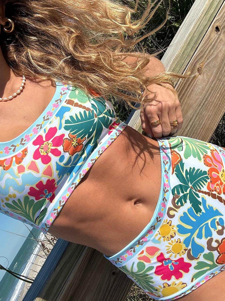 Levoire | Soutiens-gorge Bikinis fleuris Stretch