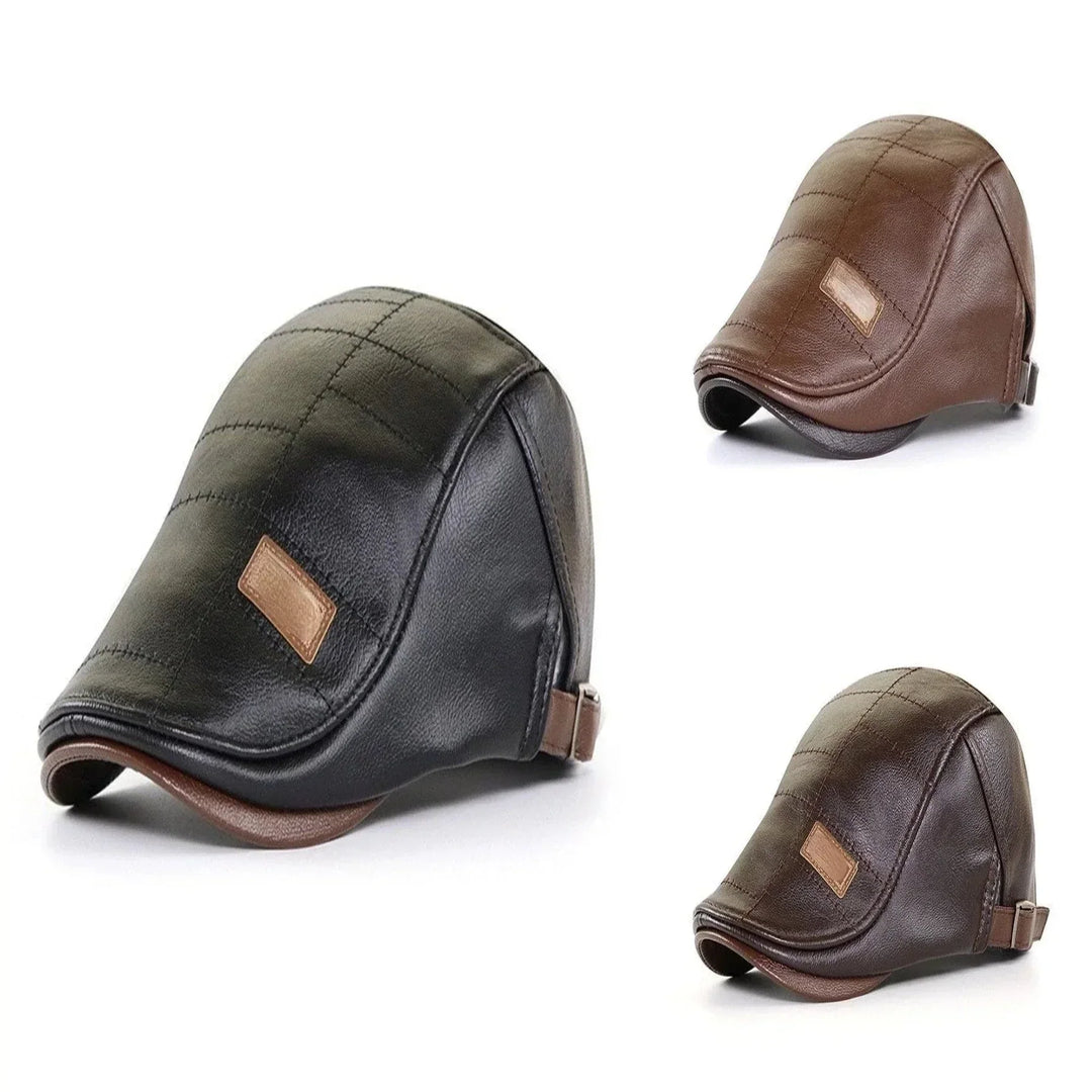 Levoire | Casquette En Cuir Unisexe Stylée