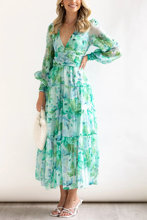 Levoire | Robe À Enrouler Avec Motif Floral Pour Femmes