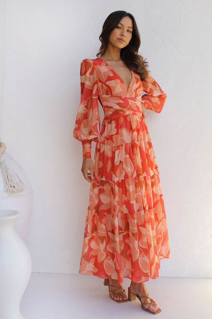 Levoire | Robe À Enrouler Avec Motif Floral Pour Femmes