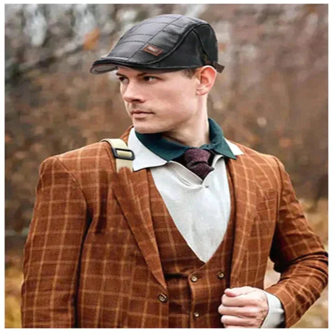 Levoire | Casquette En Cuir Unisexe Stylée