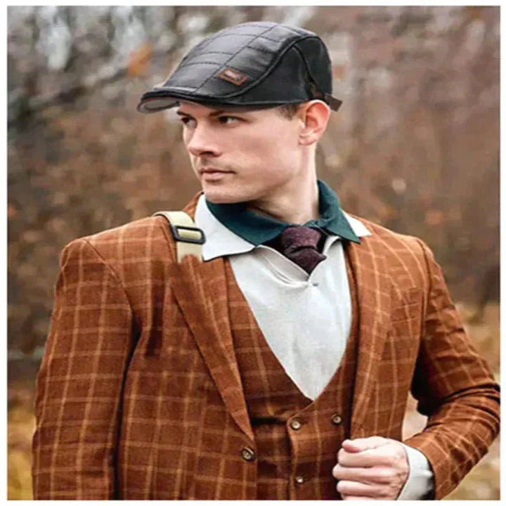 Levoire | Casquette En Cuir Unisexe Stylée