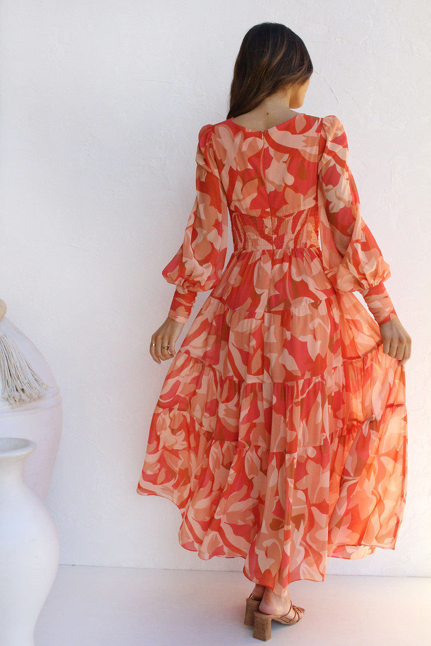 Levoire | Robe Portefeuille À Fleurs Pour Femmes