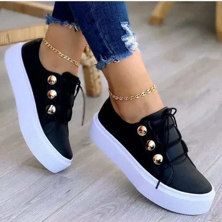 Levoire | Baskets Tendance Pour Femmes Avec Un Design Moderne Noir