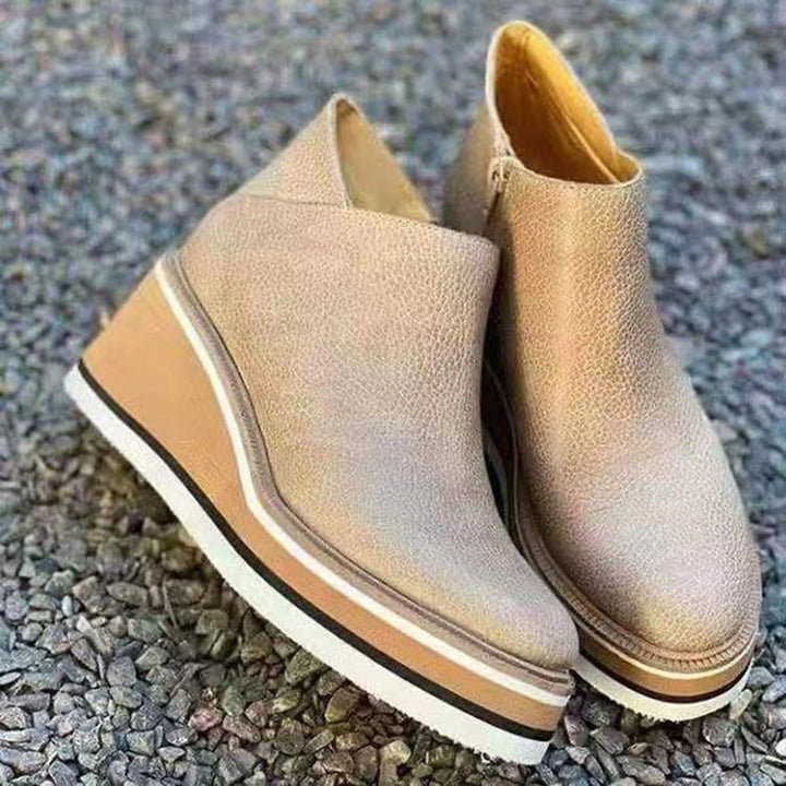 Levoire | Chaussures Confortables Avec Talons Beige