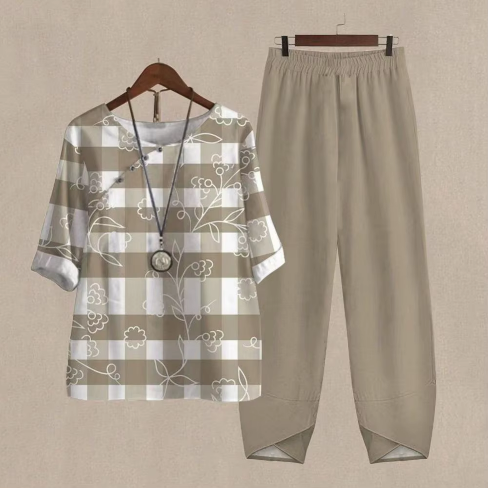 Levoire | Ensemble T-Shirt Et Pantalon Braun