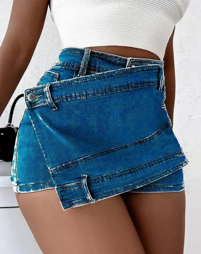 Levoire | vêtements de loisirs shorts en jean Bleu foncé