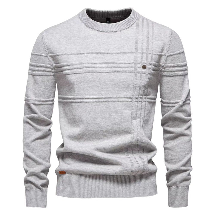 Levoire | Pull d'automne pour hommes Gris
