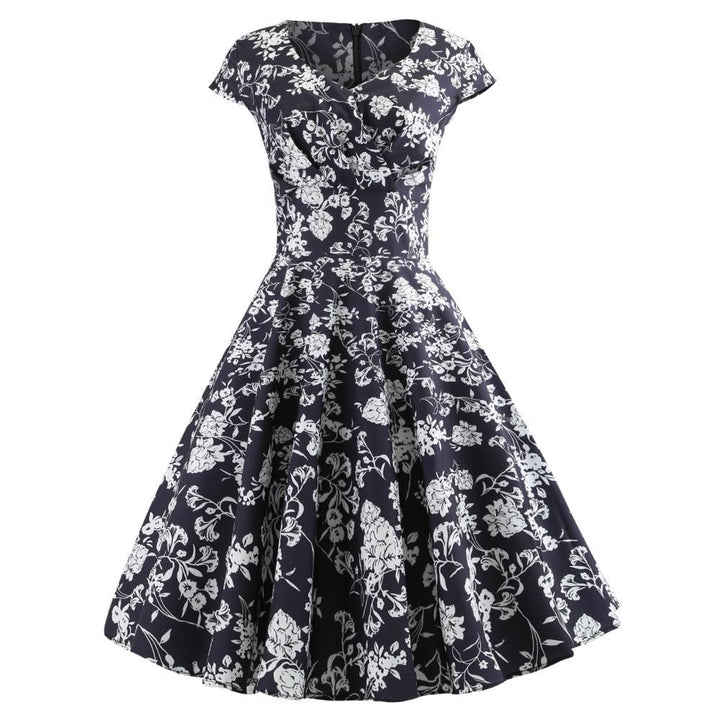 Robe portefeuille pour femmes avec un design floral élégant et une coupe flatteuse Levoire