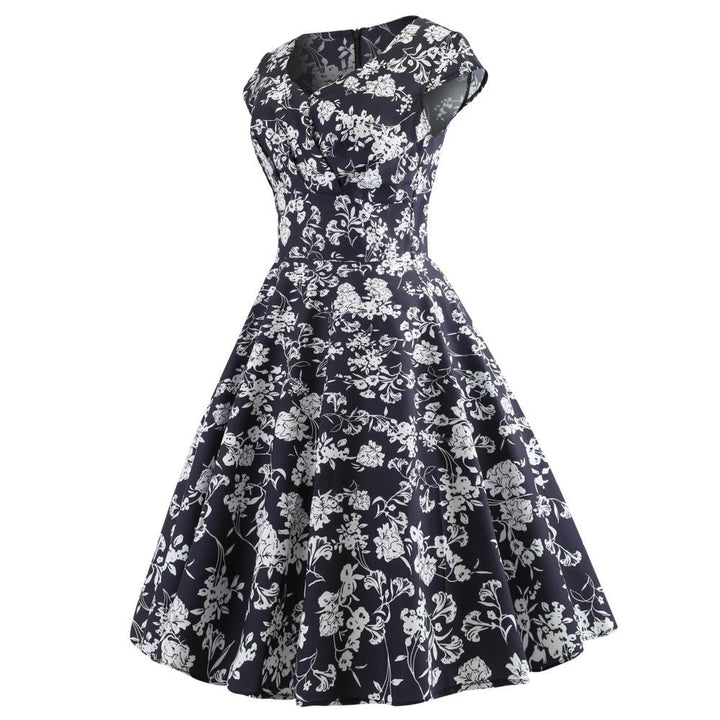 Robe portefeuille pour femmes avec un design floral élégant et une coupe flatteuse Levoire