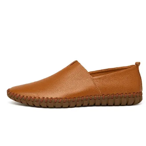 Levoire | Chaussures pour hommes en cuir souple Braun