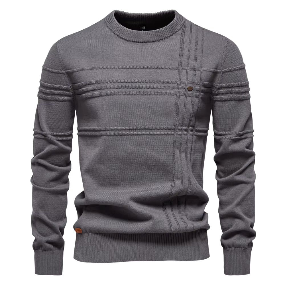 Levoire | Pull d'automne pour hommes Gris foncé