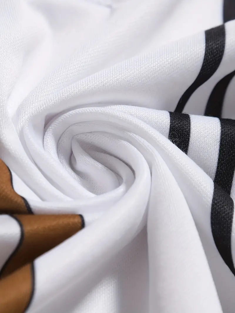 Levoire | T-Shirt Avec Motif De Rayures Rétro Verticales