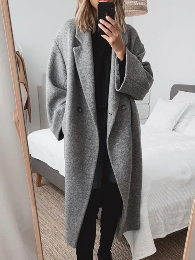 Levoire | Veste longue et agréable confortable Gris
