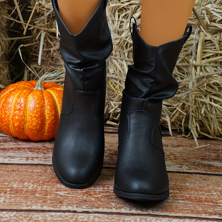 Levoire | Bottes De Cow-Boy Chunky À Talon