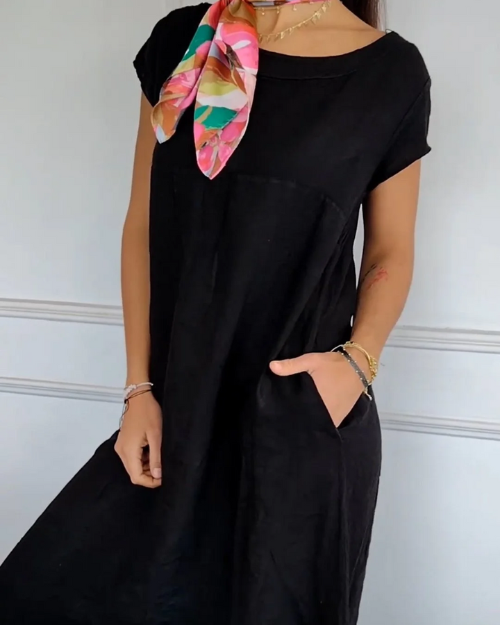 Levoire | Robe En Coton Décontractée Rouge