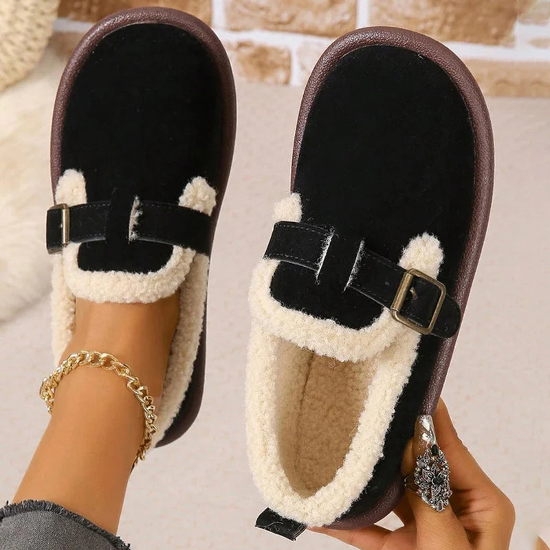 Levoire | Luxe Chaussures Douillettées Avec Boucle Pour Femmes