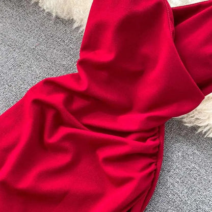 Levoire | Robe à décolleté en V et fente