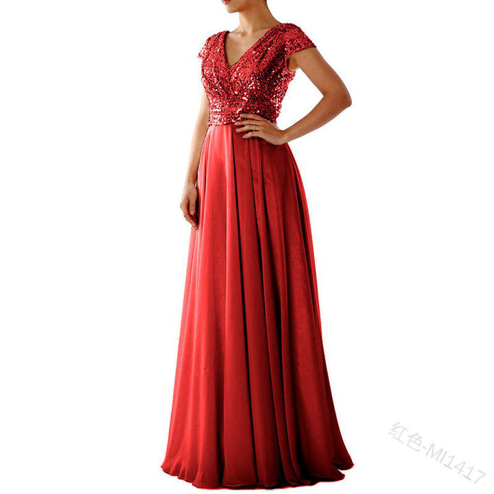 Levoire | Glamouröösit Paljetit Élégant Nœud Soirée Rot