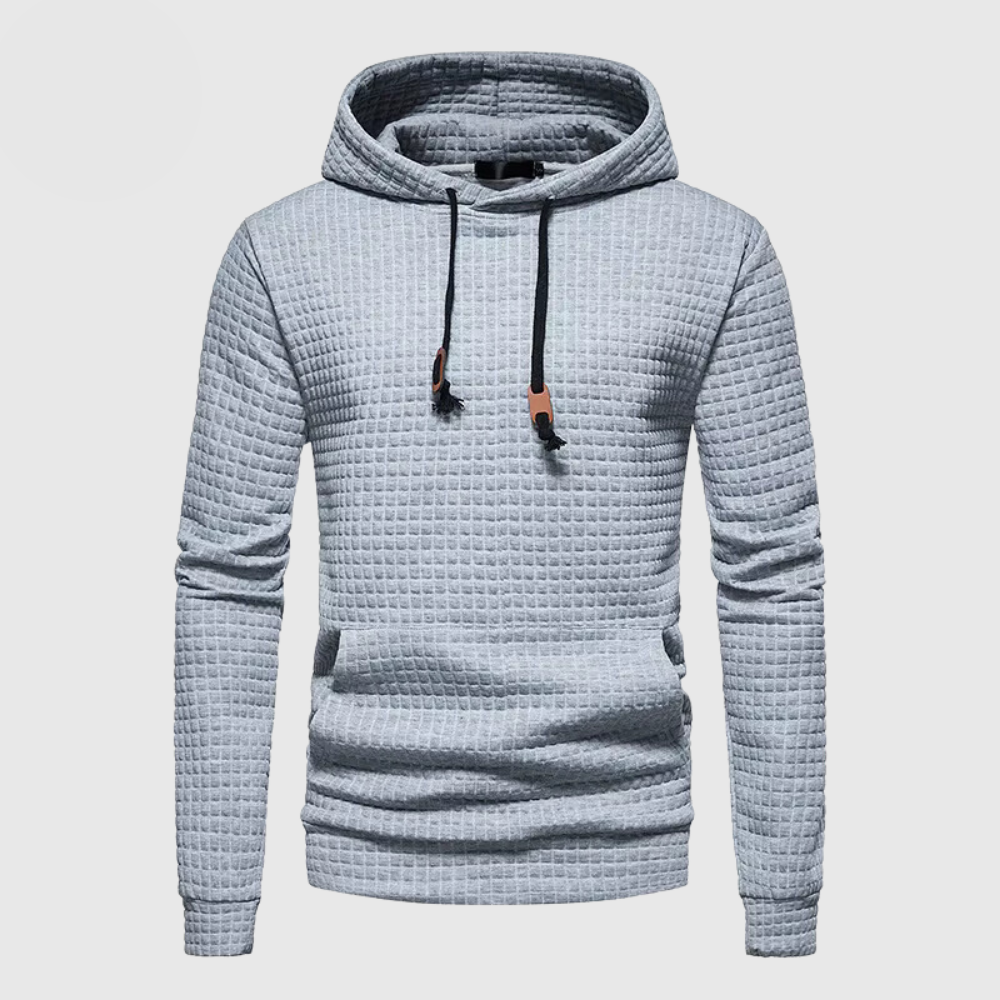 Levoire | Sweat à capuche d'automne pour hommes Gris