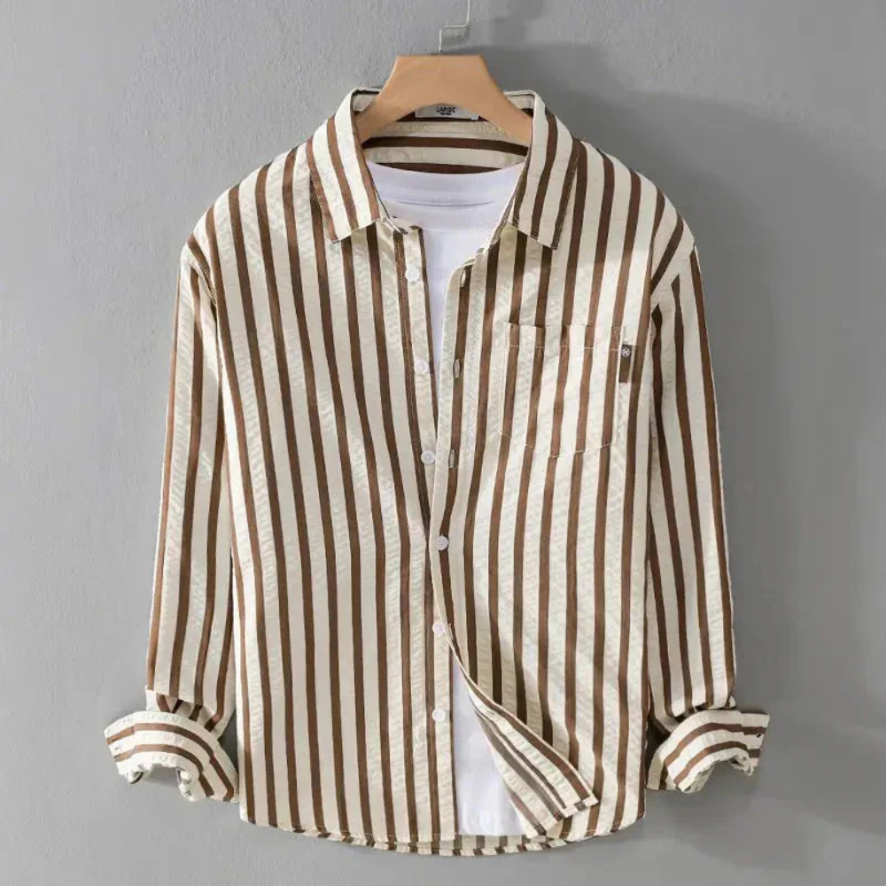 Levoire | Chemise Décontractée Pour Homme Avec Charme Braun