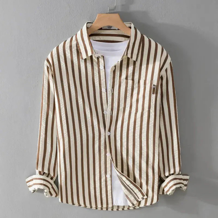 Levoire | Chemise Décontractée Pour Homme Avec Charme Braun