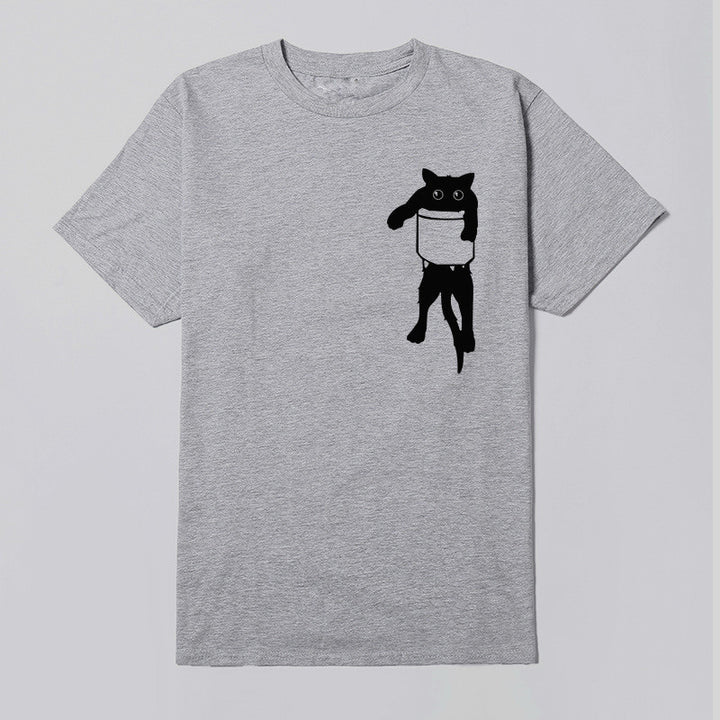 T-shirt pour femmes avec motif animal créatif et coupe décontractée Levoire
