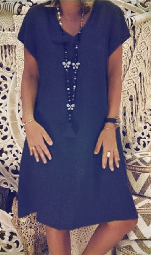 Levoire | Robe en dentelle raffinée Bleu foncé